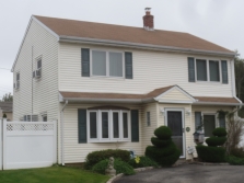 Before new roofing and siding