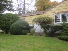 Before - Siding is cracking and peeling
